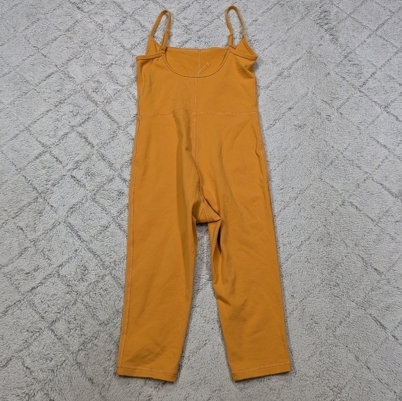 Wilfred Free Romper Women's XS Orange Divinity Jumpsuit One Piece Stretch Crop - Picture 8 of 8